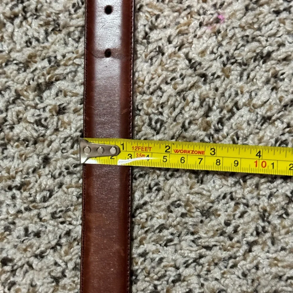 Vintage Coach Brown Leather Belt 36/90 Men’s